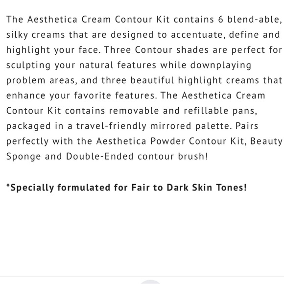 Aesthetica Contour Series Cream palette - Picture 4 of 4